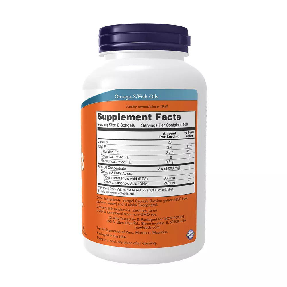 Now Foods Omega-3, Molecularly Distilled