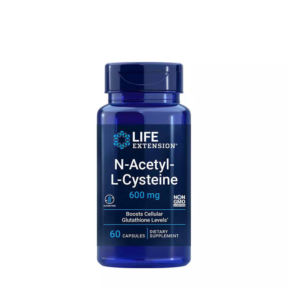 Life Extension N-Acetyl-L-Cysteine 600 mg (60 Cápsula)