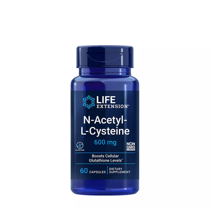 Life Extension N-Acetyl-L-Cysteine 600 mg (60 Cápsula)