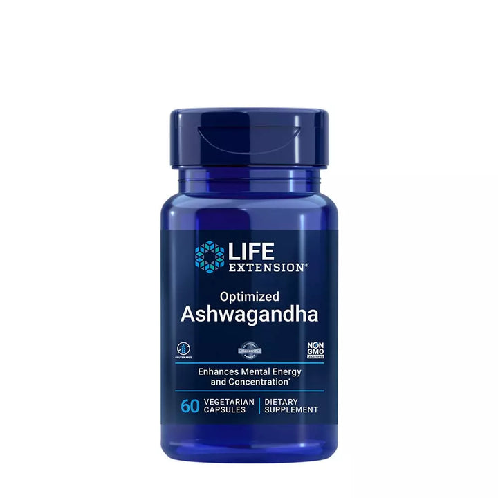 Life Extension Optimized Ashwagandha (60 Veg Cápsula)