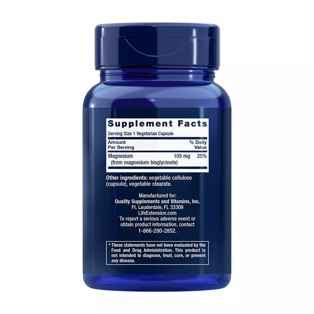 Life Extension Magnesium Glycinate (90 Cápsula)