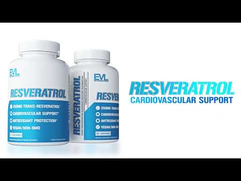 EVLution Nutrition, Resveratrol, 250 mg, 60 Veggie Capsules