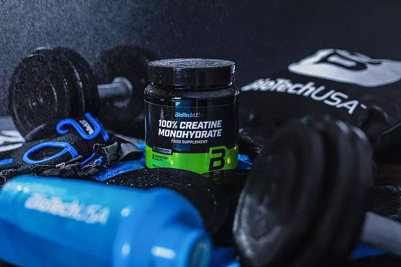 BioTechUSA 100% Micronized Creatine Monohydrate (300 g, Sin Sabor)