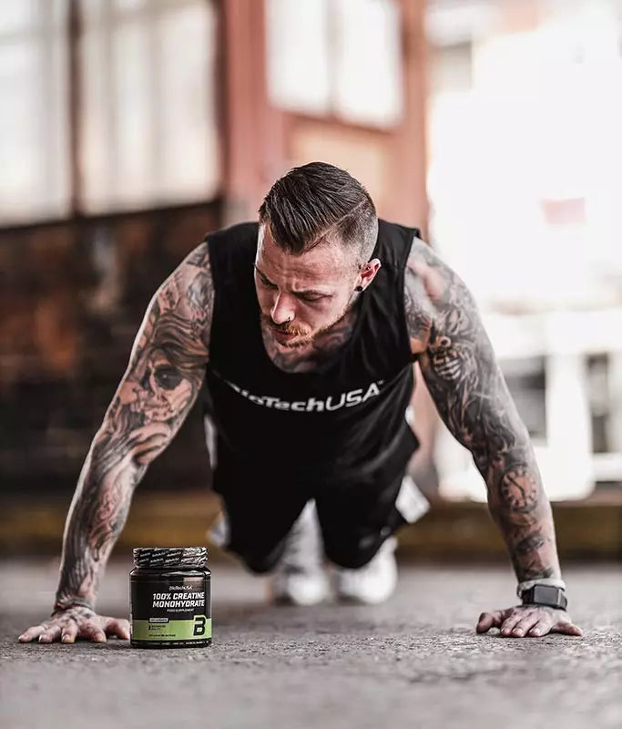 BioTechUSA 100% Micronized Creatine Monohydrate (300 g, Sin Sabor)