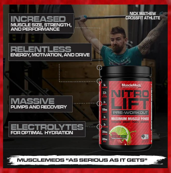 Nitro Lift – Pre-workout – Strength + Performance