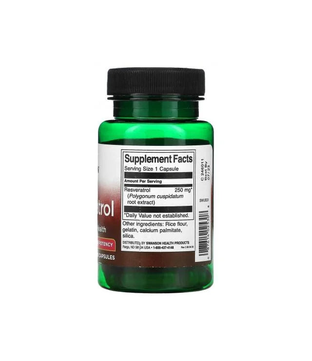 RESVERATROL 250MG 30 CÁPSULAS